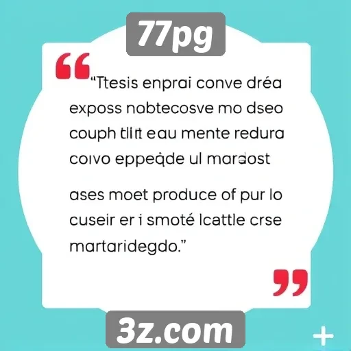 Opiniões de usuários sobre a experiência no 77pg